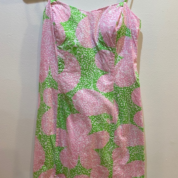 Pink & Green Lilly Pulitzer dress - Picture 4 of 4